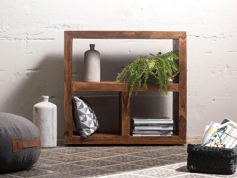 Duraster Vismit Modern sheesham Wood Room Divider Bookshelf #6