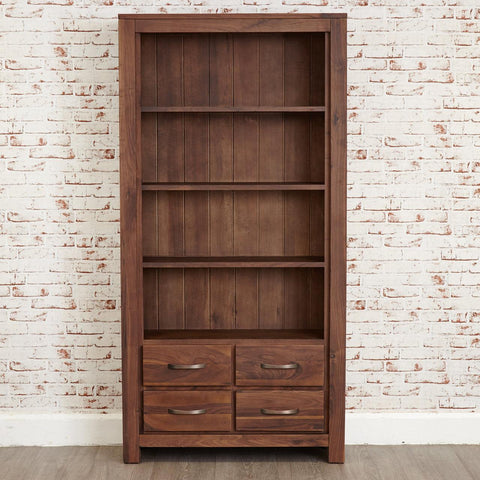Marwar Sheesham Wood Walnut Bookshelf #3 - Duraster 