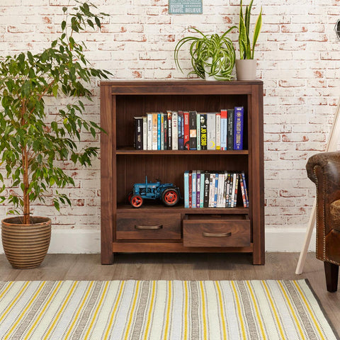 Marwar Sheesham Wood Walnut Bookcase #4 - Duraster 