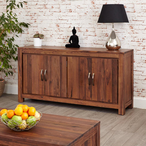 Marwar Sheesham Wood Walnut Sideboard Cabinet #4 - Duraster 