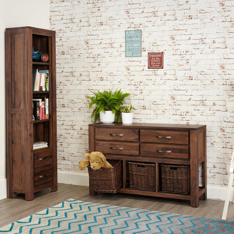 Marwar Sheesham Wood Walnut Console Table - Duraster 