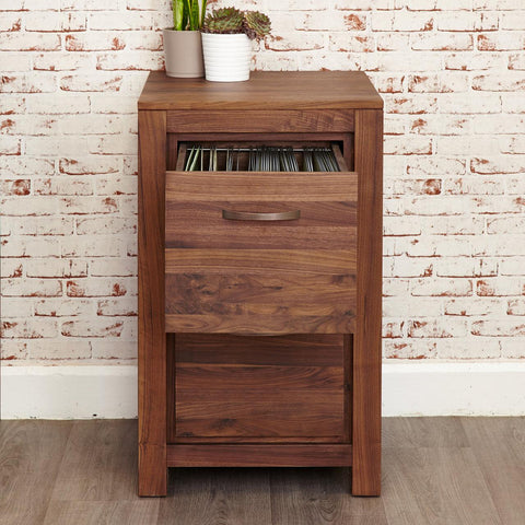 Marwar Sheesham Wood Walnut Office Documents Cabinet #8 - Duraster 