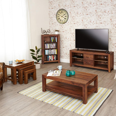 Marwar Sheesham Wood Walnut Nest of Tables #2 - Duraster 