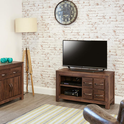 Marwar Sheesham Wood Walnut TV Unit #2 - Duraster 