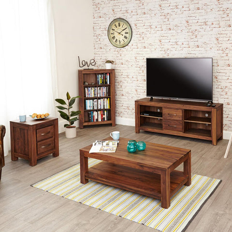 Marwar Sheesham Wood Walnut Bookshelf #2 - Duraster 