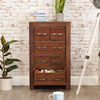 Marwar Sheesham Wood Walnut Chest of Drawer Cabinet #1 - Duraster 