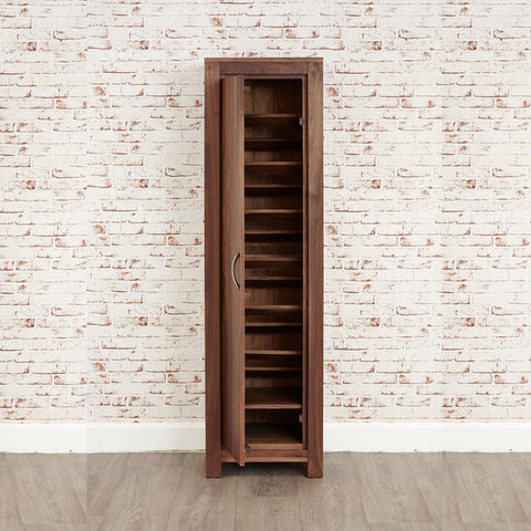 Marwar Sheesham Wood Walnut Shoe Cupboard #4 - Duraster 