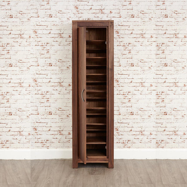 Marwar Sheesham Wood Walnut Shoe Cupboard #4 - Duraster 