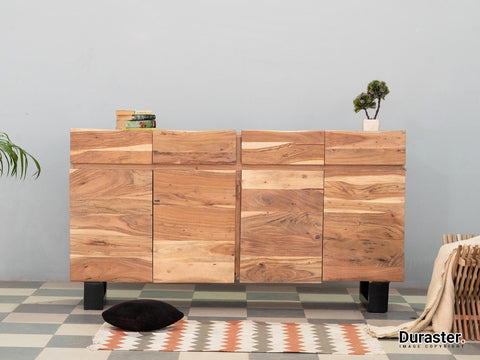 Eternal Elegant Acacia Drawer Chest of Drawer Cabinet #8 - Duraster 