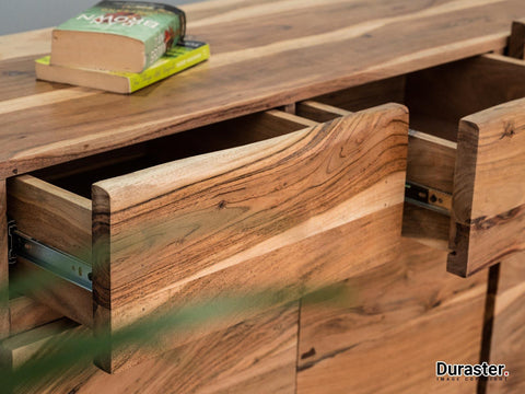 Eternal Elegant Acacia Drawer Chest of Drawer Cabinet #8 - Duraster 