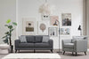 Daisy 3 Seater Anthracite Grey #16 - Duraster 