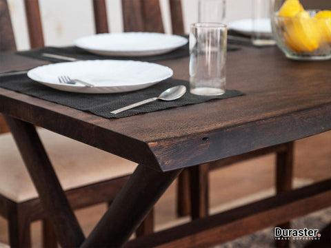 Gangaur Solid Sheesham wood Dining Set #6 - Duraster 
