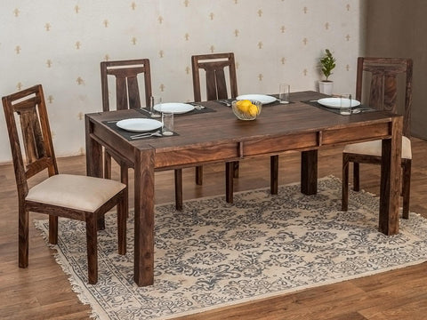 Gangaur Solid Sheesham wood Dining Set #5 - Duraster 