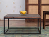 Gangaur Modern Sheesham wood Coffee Table with Black Iron Frame #3 - Duraster 