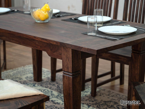 Gangaur Modern & Stylish Sheesham wood Dining Table #4 - Duraster 
