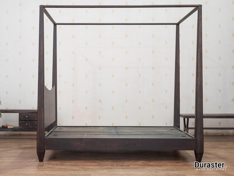 Tuscany Solid Sheesham Wood Four-Poster Bed #6 - Duraster 