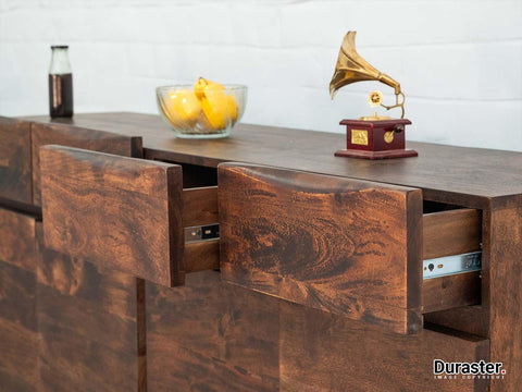 Gangaur Acacia wood Chest of Drawer Cabinet #11 - Duraster 