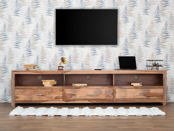 Duraster Hawkin Solid Sheesham Wood Modern TV Unit #2