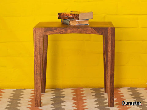 Hawkin Solid Wood Side Table #1 - Duraster 