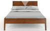 Preyas Mango wood Teak Finish Wooden Bed #3 - Duraster 