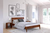 Preyas Mango wood Teak Finish Wooden Bed #2 - Duraster 