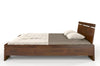 Preyas Mango wood Teak Finish Wooden Bed #16 - Duraster 
