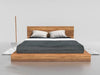 Preyas Mango wood Teak Finish Wooden Bed #12 - Duraster 