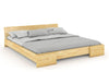 Preyas Mango wood Teak Finish Wooden Bed #5 - Duraster 