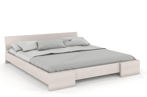 Preyas Mango wood Teak Finish Wooden Bed #5 - Duraster 