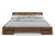 Preyas Mango wood Teak Finish Wooden Bed #10 - Duraster 