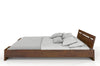 Preyas Mango wood Teak Finish Wooden Bed #10 - Duraster 