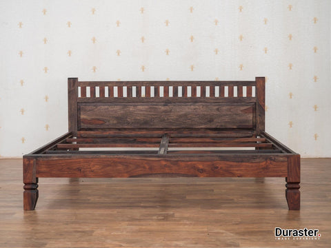 Marvel Modern Solid Wood Queen Size Bed #3 - Duraster 