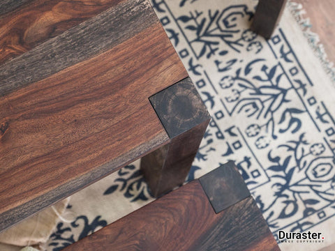 Marvel Solid Sheesham wood Dining Table #4 - Duraster 