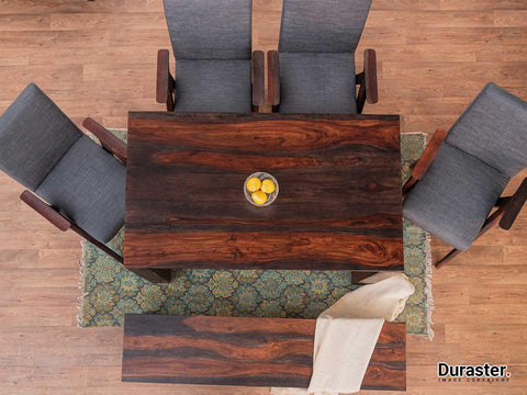 Marvel Modern Premium Sheesham Wood Dining Set (6 Seater) #3 - Duraster 