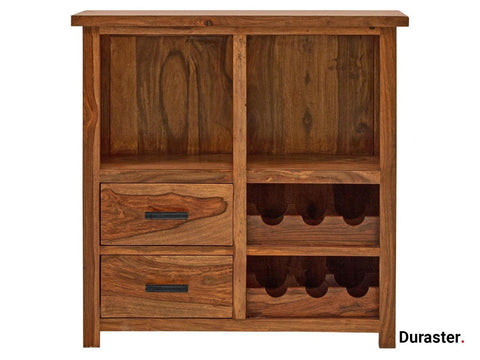 Mehran Contemporary Sheesham Wood Bar Cabinet #14 - Duraster 