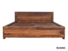 Metro Modern Sheesham wood Storage Bed #1 - Duraster 