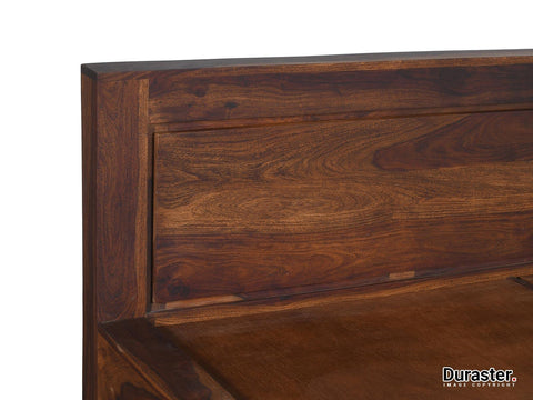 Metro Modern Sheesham wood Storage Bed #1 - Duraster 