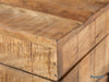 Verge Solid Mango wood Storage Coffee table with Iron Frame #2 - Duraster 