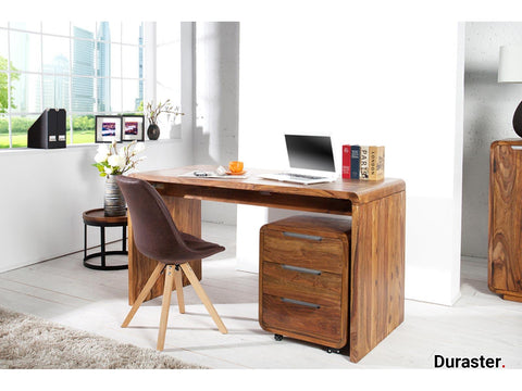 Buckingham Modern Sheesham wood Office Desk #1 - Duraster 