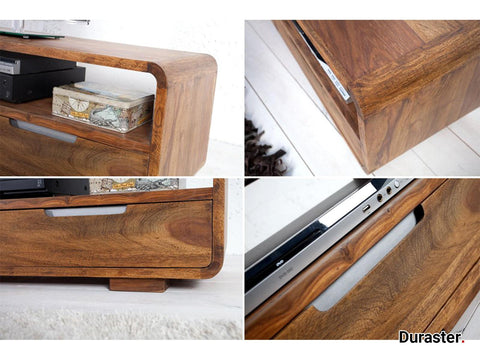 Buckingham Modern Sheesham Wood TV Unit #1 - Duraster 