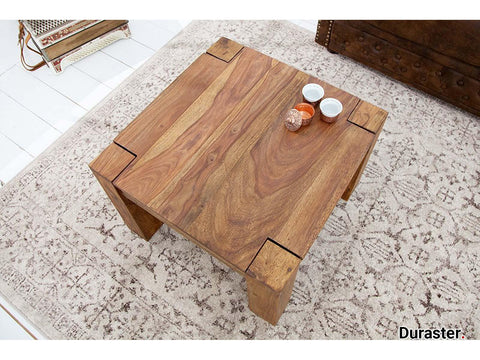 Torpedo Modern Sheesham Wood Coffee Table#1 - Duraster 