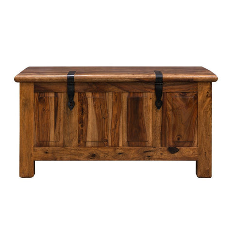 Mehran Contemporary Sheesham Wood Trunk Storage #1 - Duraster 