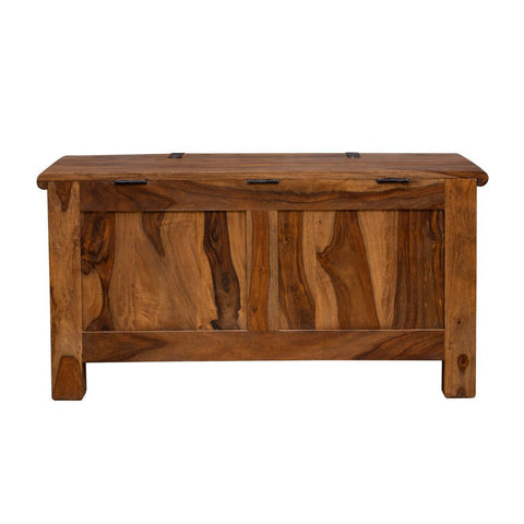 Mehran Contemporary Sheesham Wood Trunk Storage #1 - Duraster 
