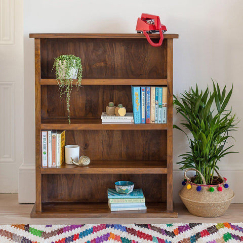 Sheesham Wood Small Bookshelf 