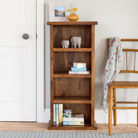 Mehran Contemporary Sheesham Wood Mini Bookshelf #3 - Duraster 