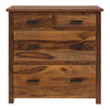 Mehran Contemporary Sheesham Wood Chest of Drawer Cabinet#3 - Duraster 
