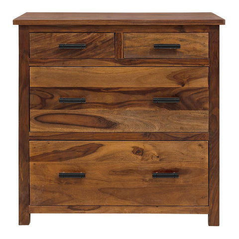 Mehran Contemporary Sheesham Wood Chest of Drawer Cabinet  #3 - Duraster 
