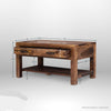 Mehran Contemporary Sheesham Wood Coffee Table #1 - Duraster 