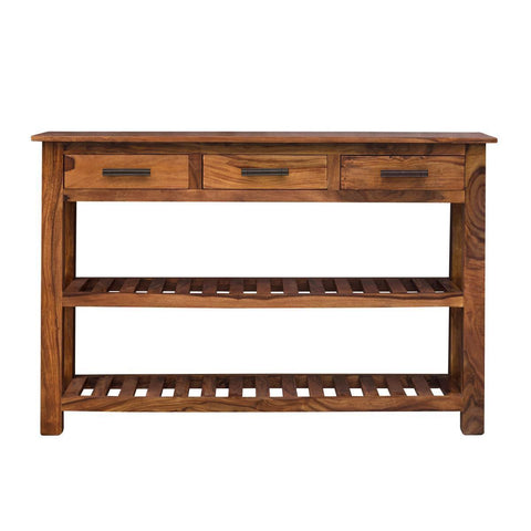 Mehran Contemporary Sheesham Wood Large Console Table #2 - Duraster 