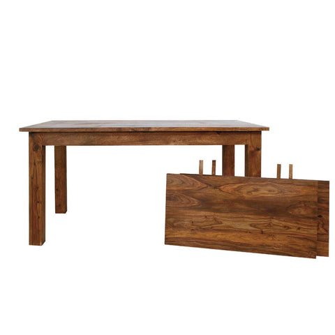 Mehran Contemporary Sheesham Wood Extension Dining Table - Duraster 